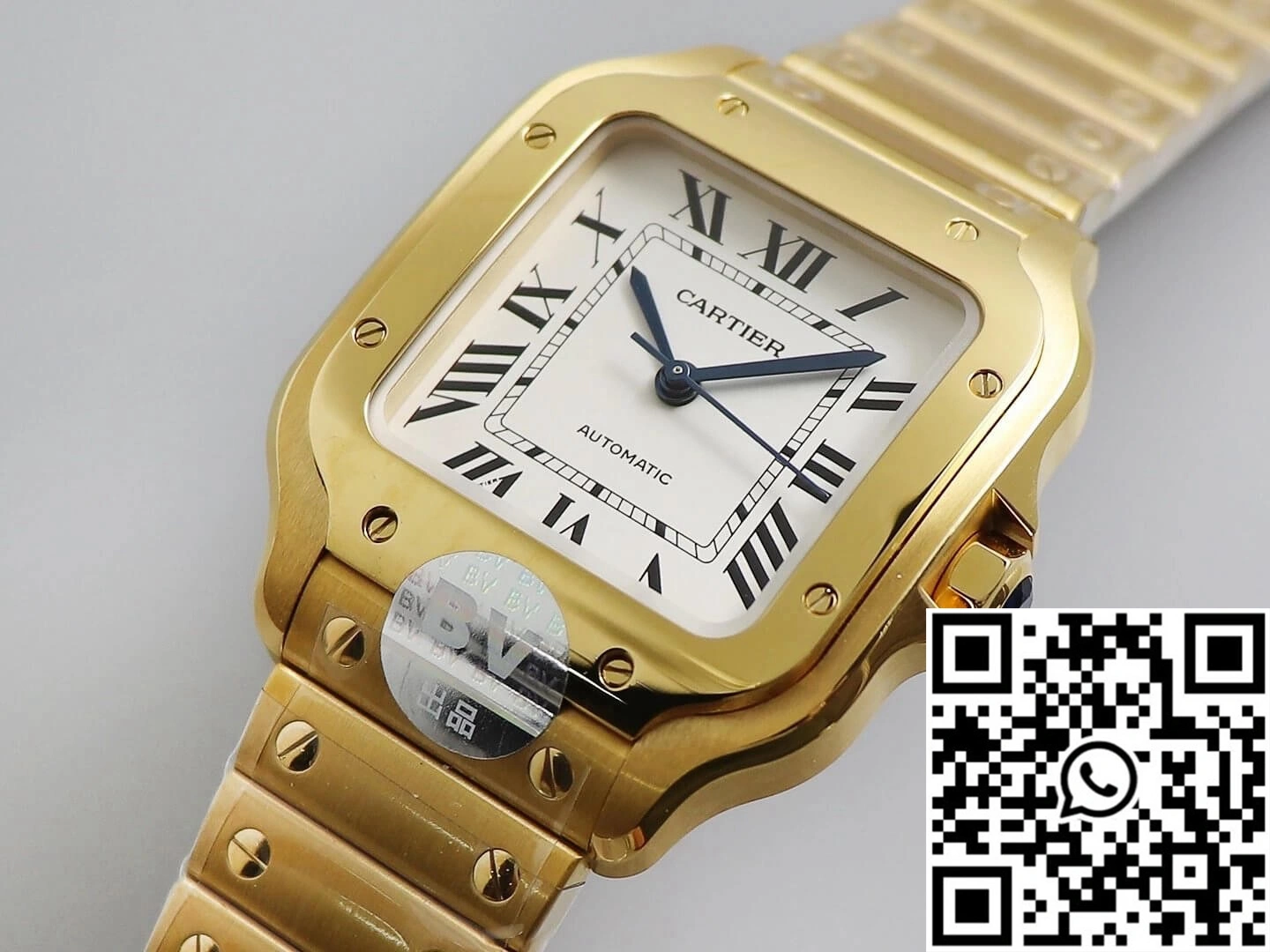 Cartier De Santos W20112Y1 BV Factory Yellow Gold