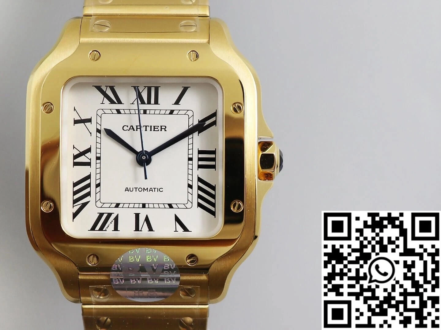 Cartier De Santos W20112Y1 BV Factory Yellow Gold
