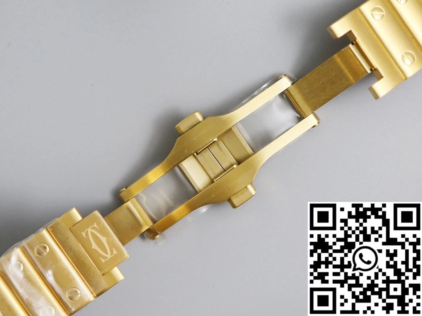 Cartier De Santos W20112Y1 BV Factory Yellow Gold