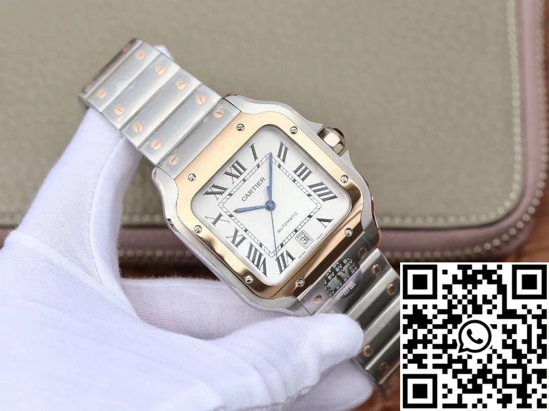 Cartier De Santos W2SA0006 BV Factory White Dial