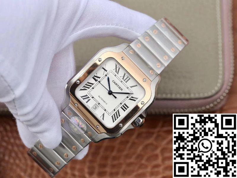 Cartier De Santos W2SA0006 BV Factory White Dial