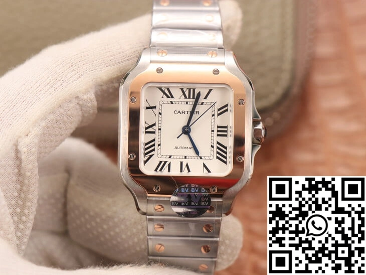 Cartier De Santos W2SA0007 BV Factory White Dial
