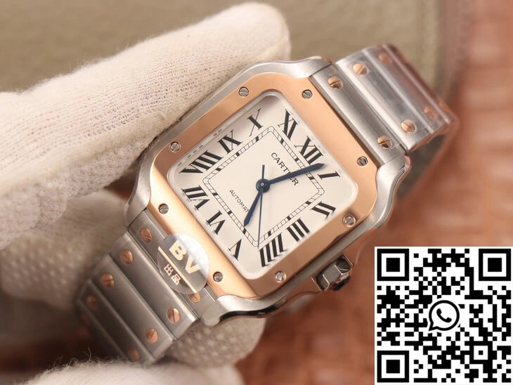 Cartier De Santos W2SA0007 BV Factory White Dial