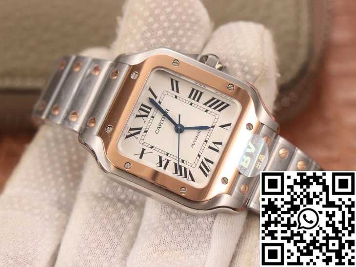 Cartier De Santos W2SA0007 BV Factory White Dial