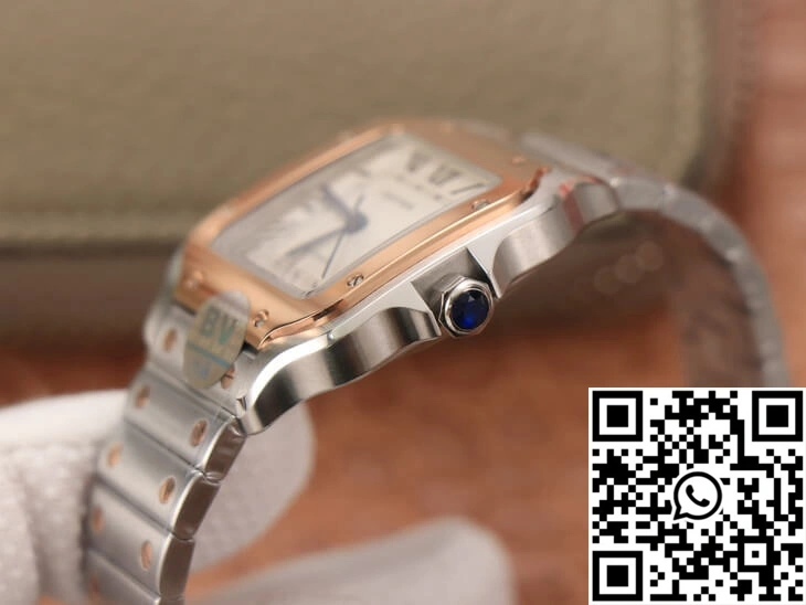 Cartier De Santos W2SA0007 BV Factory White Dial