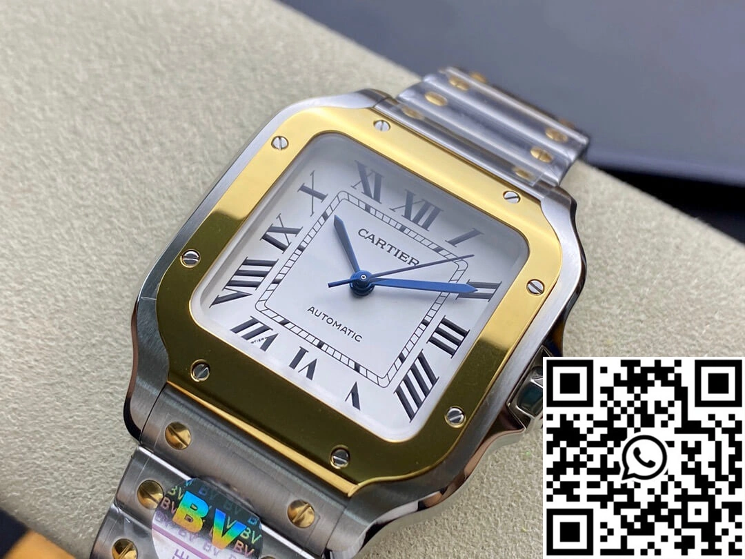 Cartier De Santos W2SA0016 35MM BV Factory White Dial