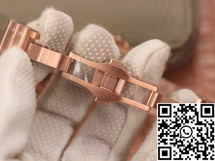 Cartier De Santos WSSA0010 BV Factory 18K Rose Gold White Dial