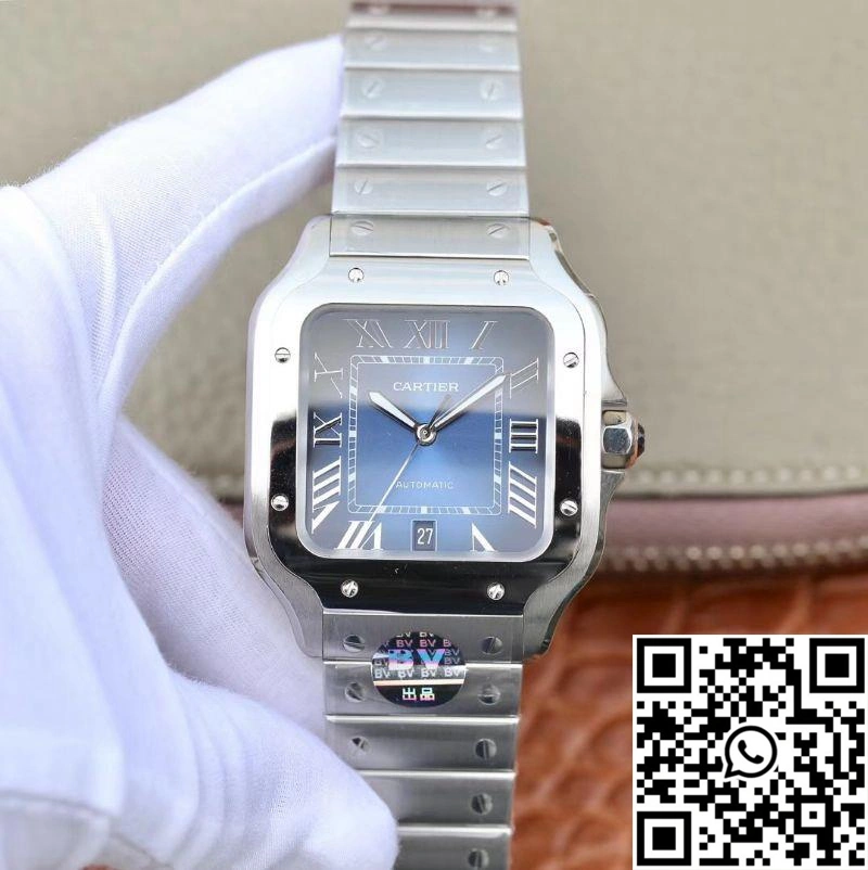 Cartier De Santos WSSA0013 BV Factory Blue Dial