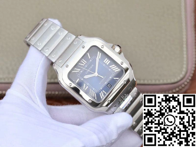 Cartier De Santos WSSA0013 BV Factory Blue Dial
