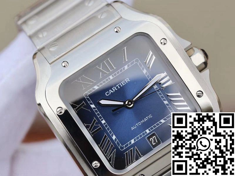 Cartier De Santos WSSA0013 BV Factory Blue Dial