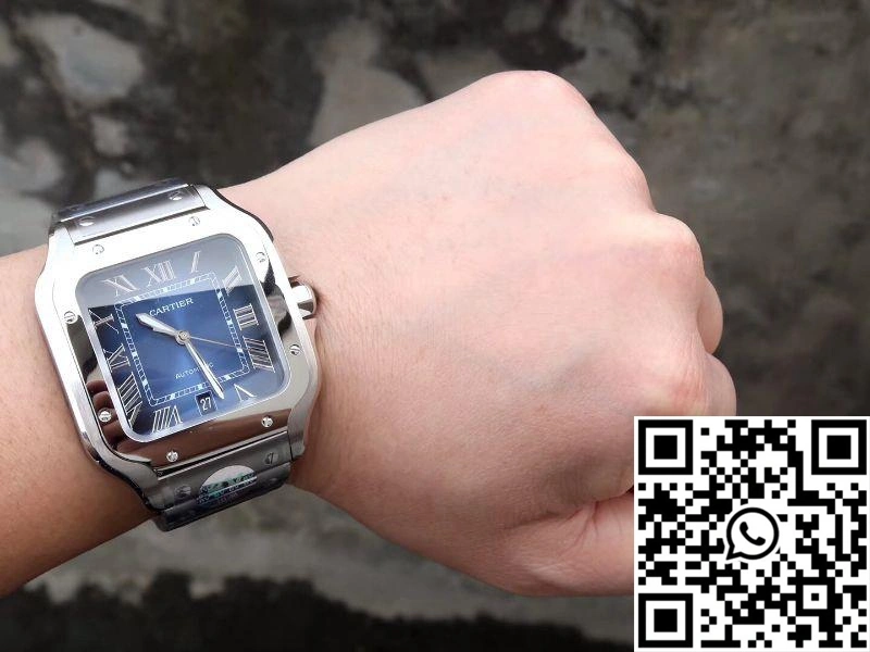 Cartier De Santos WSSA0013 BV Factory Blue Dial