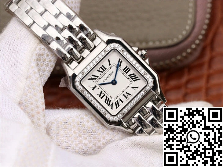 Cartier Panthere De Medium Ladies W4PN0008 GF Factory Silver Dial