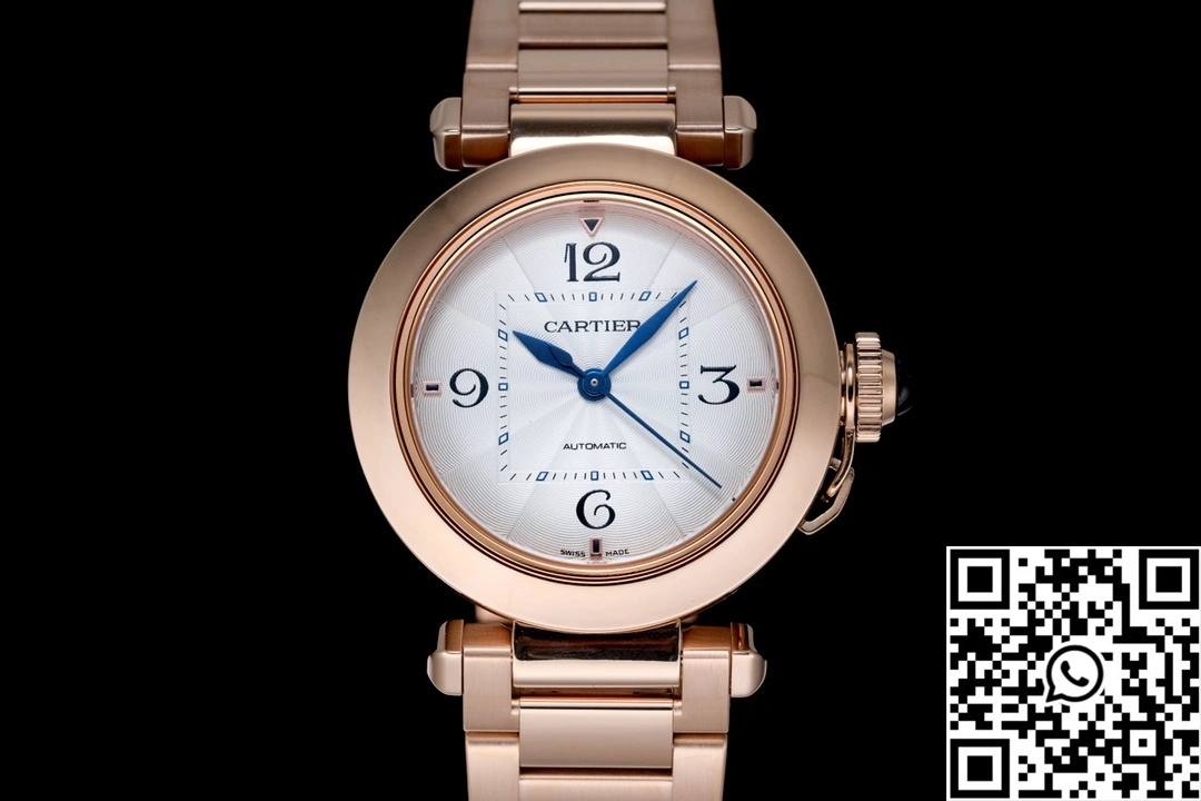 Cartier Pasha CRWGPA0014 AF Factory 35mm Rose Gold Silver Dial