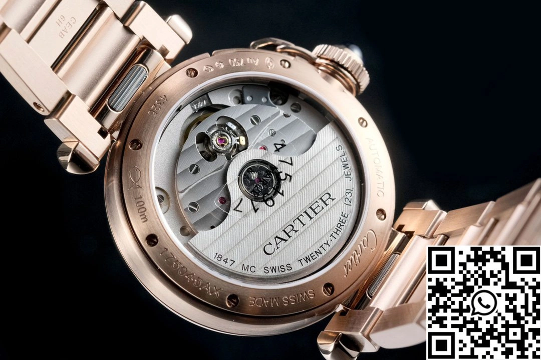 Cartier Pasha CRWGPA0014 AF Factory 35mm Rose Gold Silver Dial