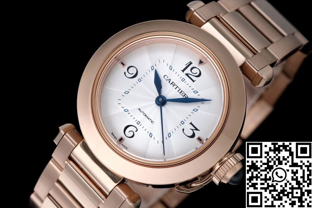 Cartier Pasha CRWGPA0014 AF Factory 35mm Rose Gold Silver Dial