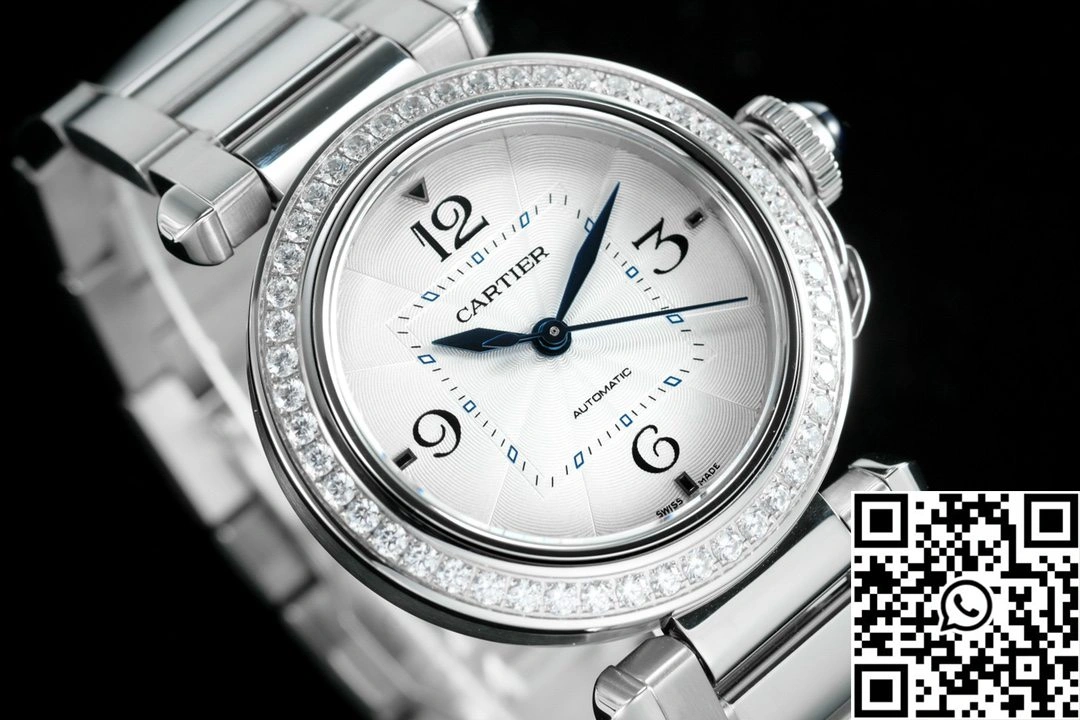 Cartier Pasha CRWGPA0014 AF Factory 35mm Stainless Steel Diamond Bezel
