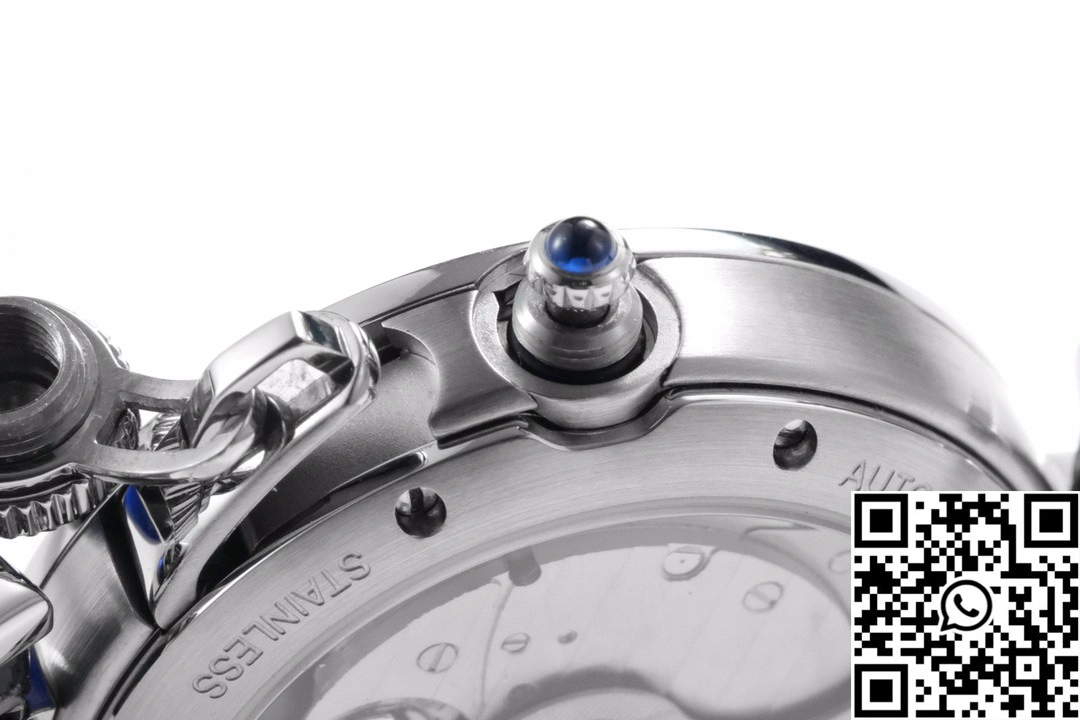 Cartier Pasha CRWGPA0018 AF Factory 30mm Silver Dial Black Leather Band