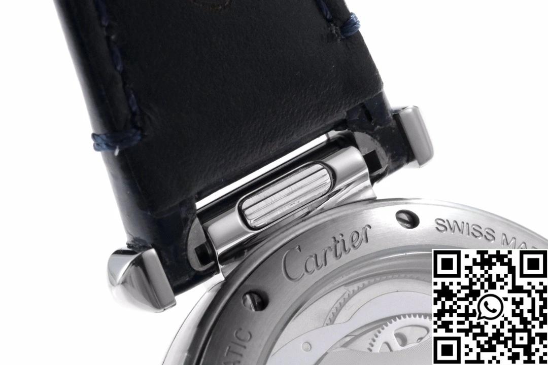 Cartier Pasha CRWGPA0018 AF Factory 30mm Silver Dial Black Leather Band