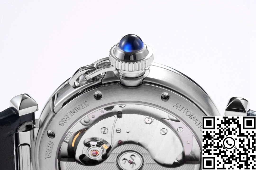Cartier Pasha CRWGPA0018 AF Factory 30mm Silver Dial Black Leather Band