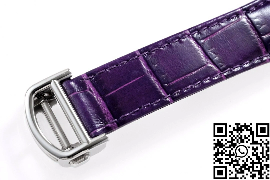 Cartier Pasha CRWGPA0018 AF Factory 30mm Silver Dial Purple Leather Band