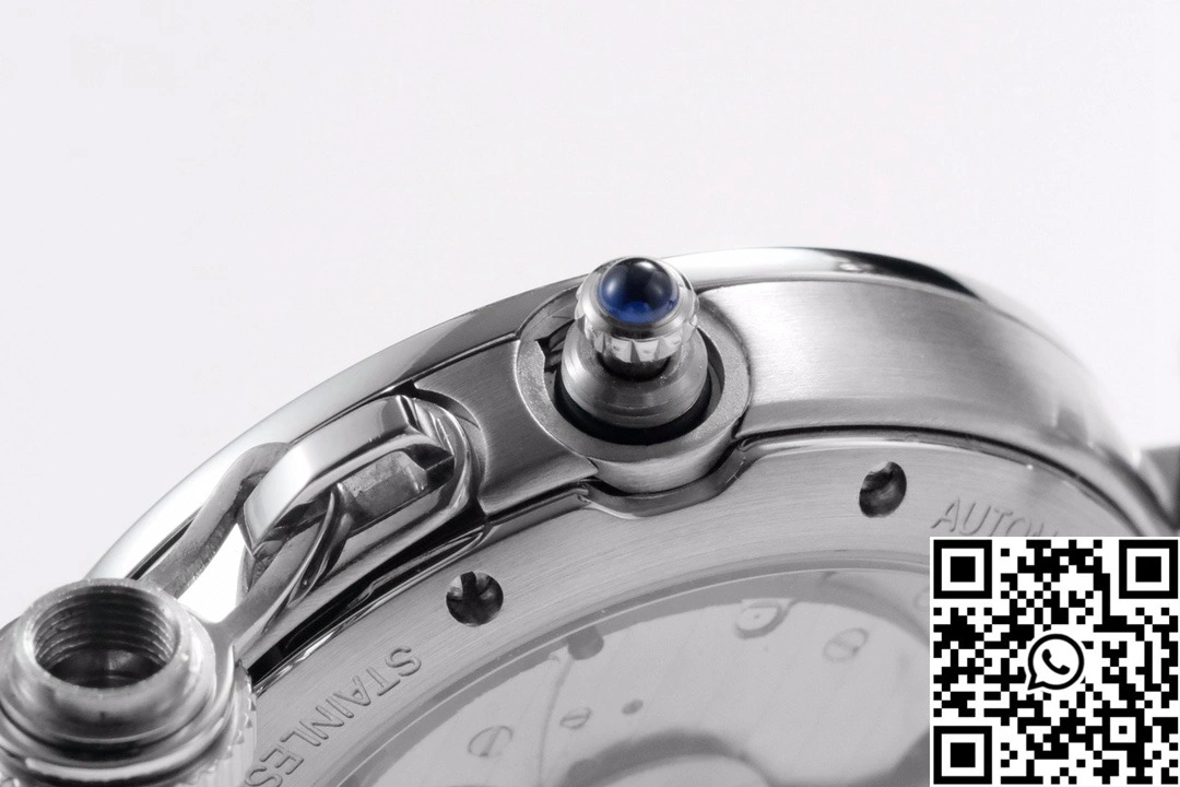 Cartier Pasha CRWGPA0018 AF Factory 30mm Silver Dial Purple Leather Band