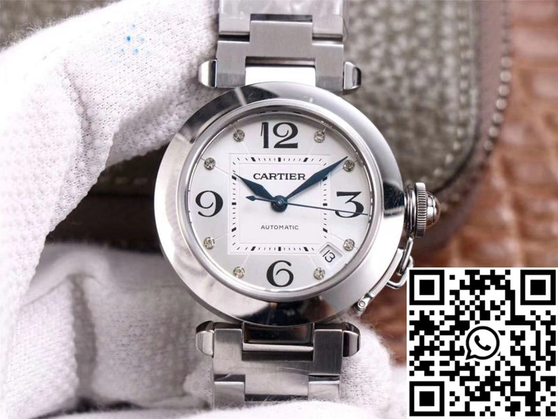 Cartier Pasha W31073M7 V9 Factory Silver Dial