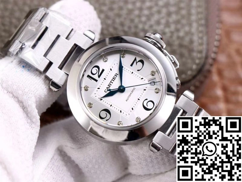 Cartier Pasha W31073M7 V9 Factory Silver Dial