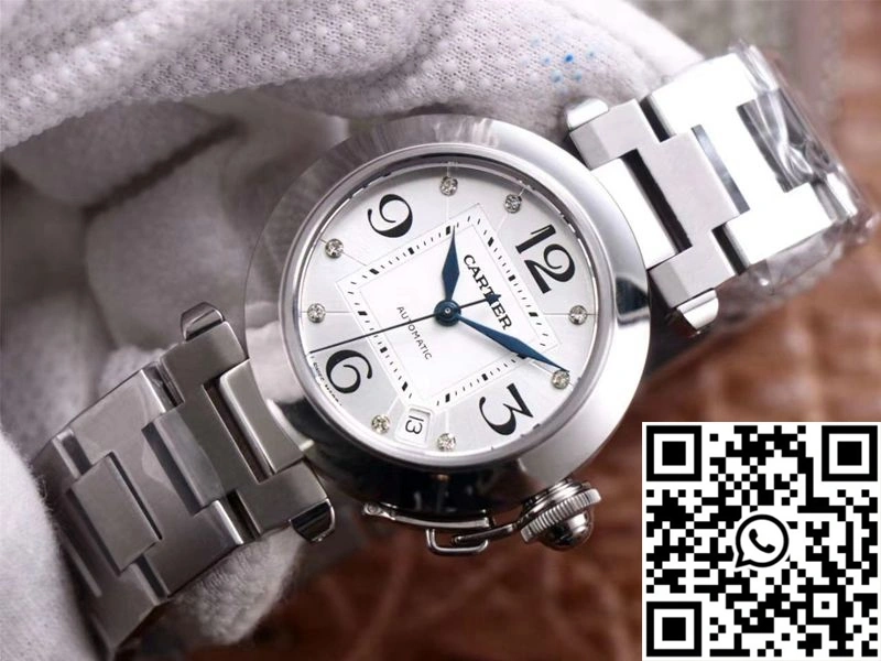 Cartier Pasha W31073M7 V9 Factory Silver Dial