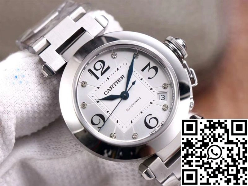 Cartier Pasha W31073M7 V9 Factory Silver Dial