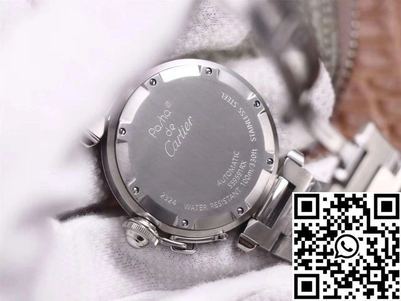 Cartier Pasha W31073M7 V9 Factory Silver Dial