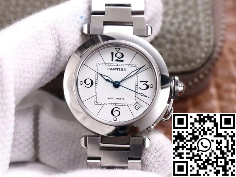 Cartier Pasha W31074M7 V9 Factory White Dial