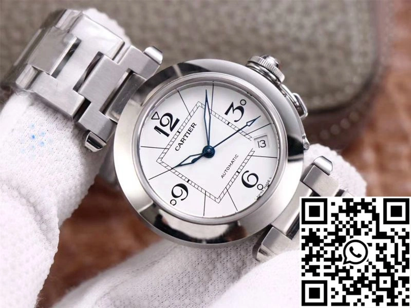 Cartier Pasha W31074M7 V9 Factory White Dial