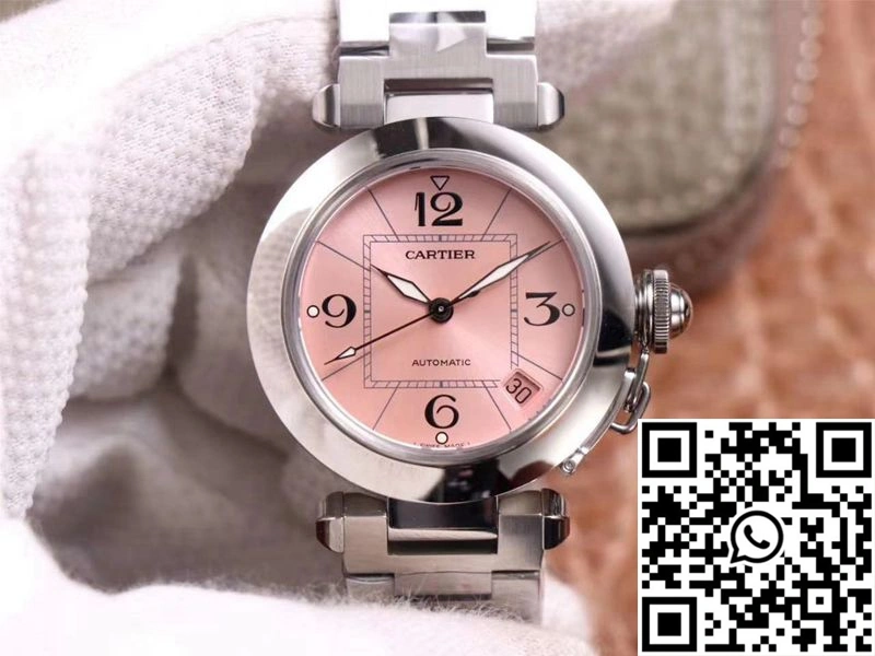 Cartier Pasha W31075M7 V9 Factory Pink Dial