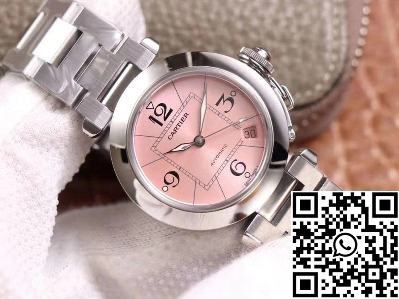 Cartier Pasha W31075M7 V9 Factory Pink Dial