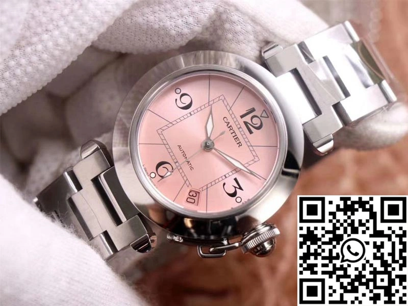 Cartier Pasha W31075M7 V9 Factory Pink Dial
