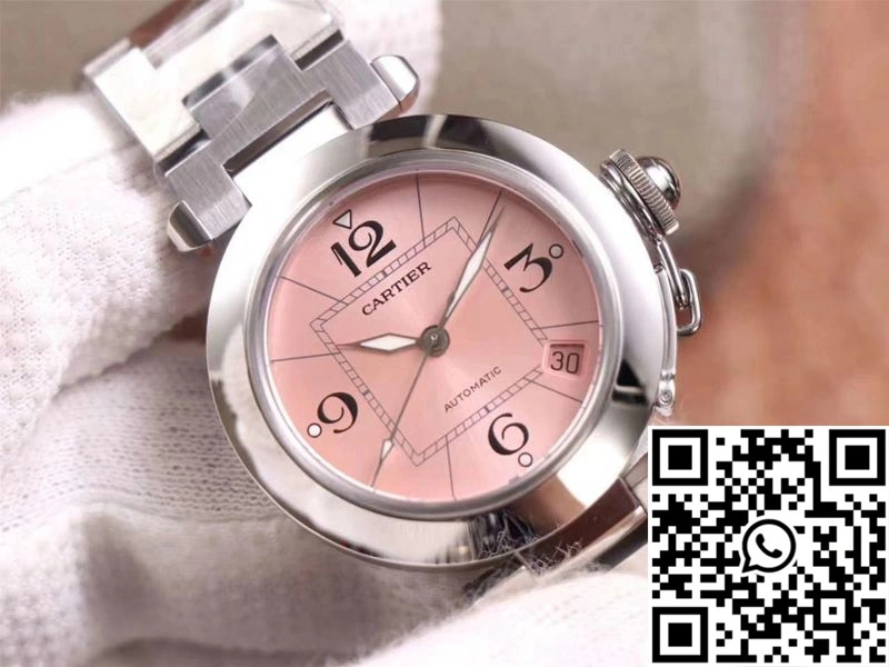 Cartier Pasha W31075M7 V9 Factory Pink Dial