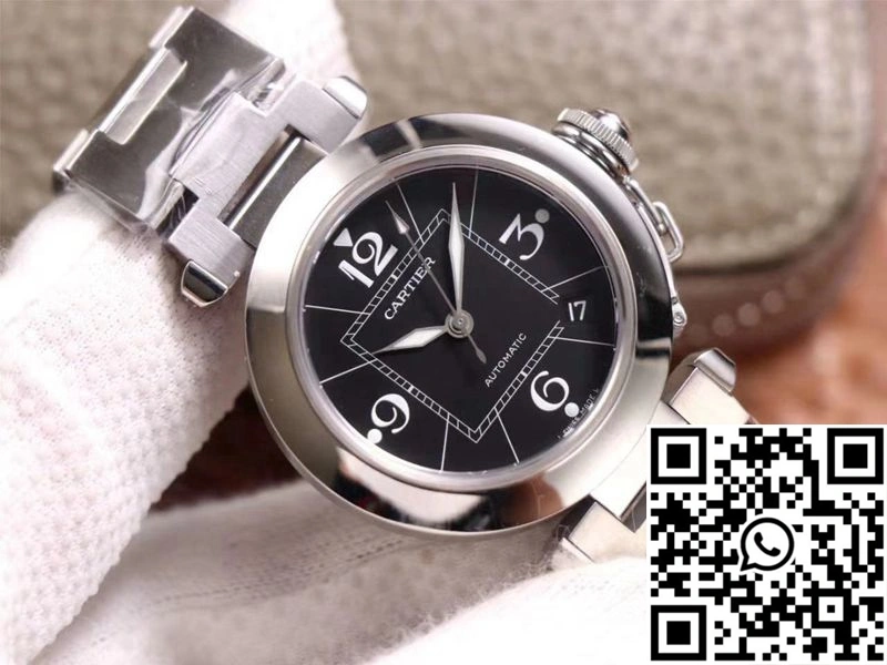Cartier Pasha W31076M7 V9 Factory Black Dial