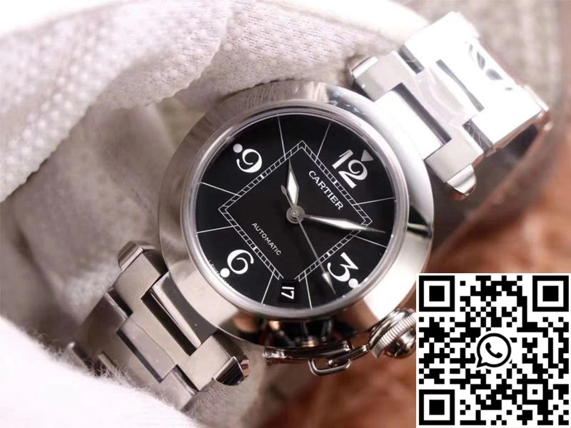 Cartier Pasha W31076M7 V9 Factory Black Dial