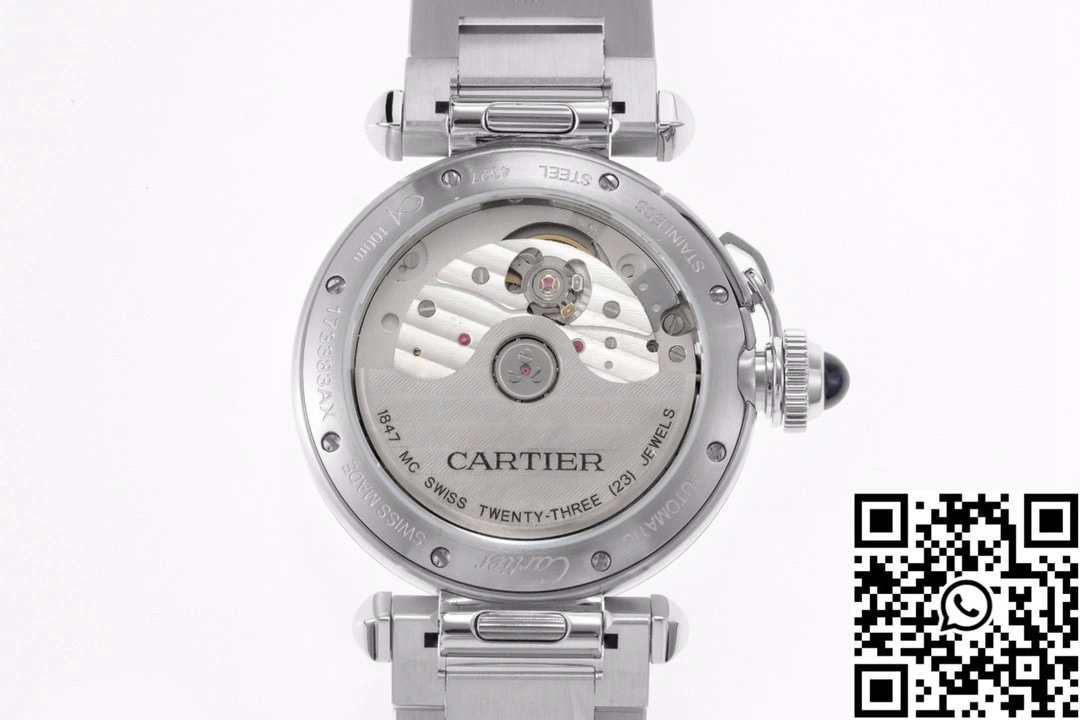 Cartier Pasha WSPA0013 AF Factory 35mm Stainless Steel Silver Dial