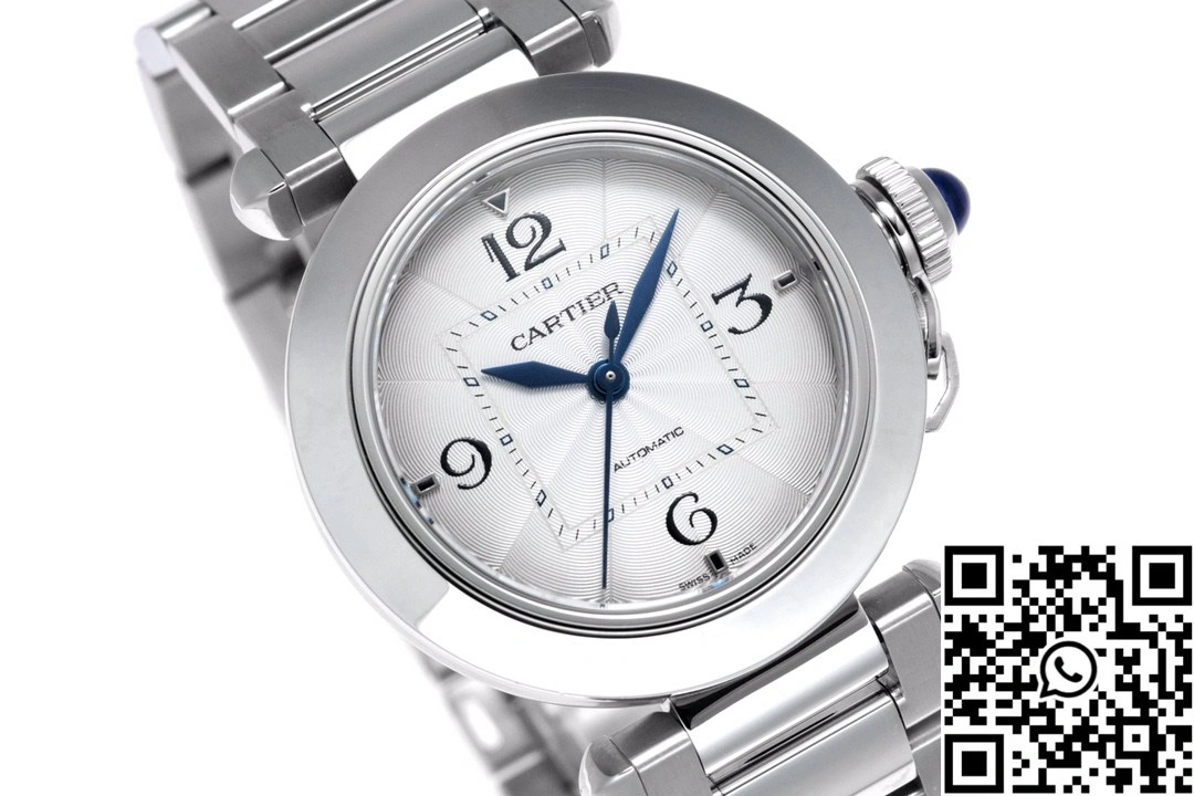 Cartier Pasha WSPA0013 AF Factory 35mm Stainless Steel Silver Dial
