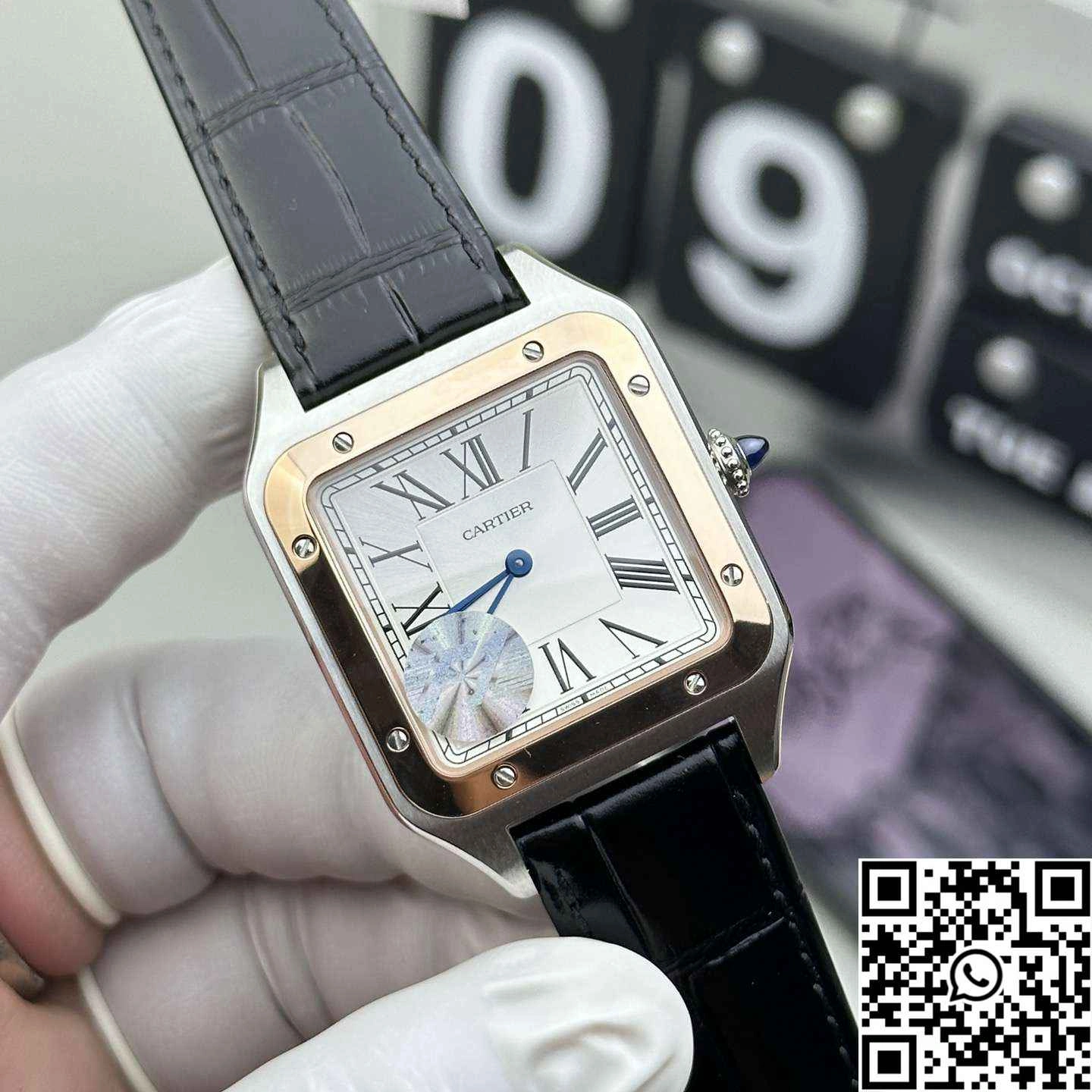 Cartier Santos Dumont W2SA0017 F1 Factory Silver Dial