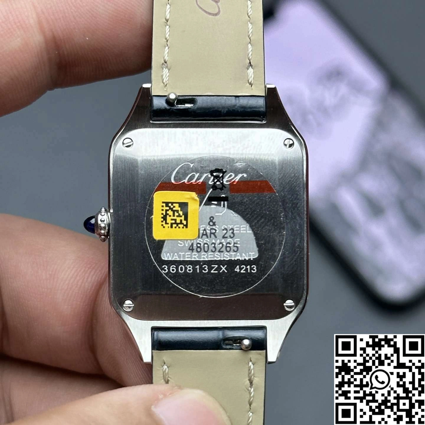 Cartier Santos Dumont WSSA0032 F1 Factory Silver Dial