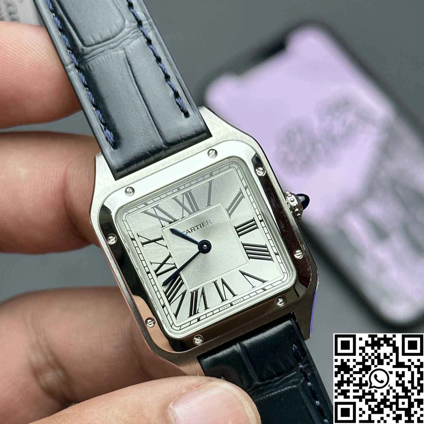 Cartier Santos Dumont WSSA0032 F1 Factory Silver Dial