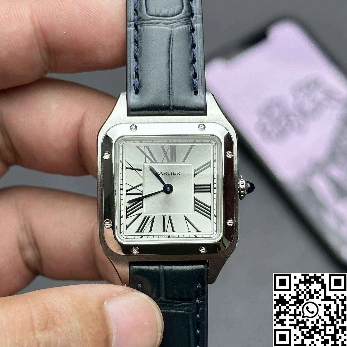Cartier Santos Dumont WSSA0032 F1 Factory Silver Dial