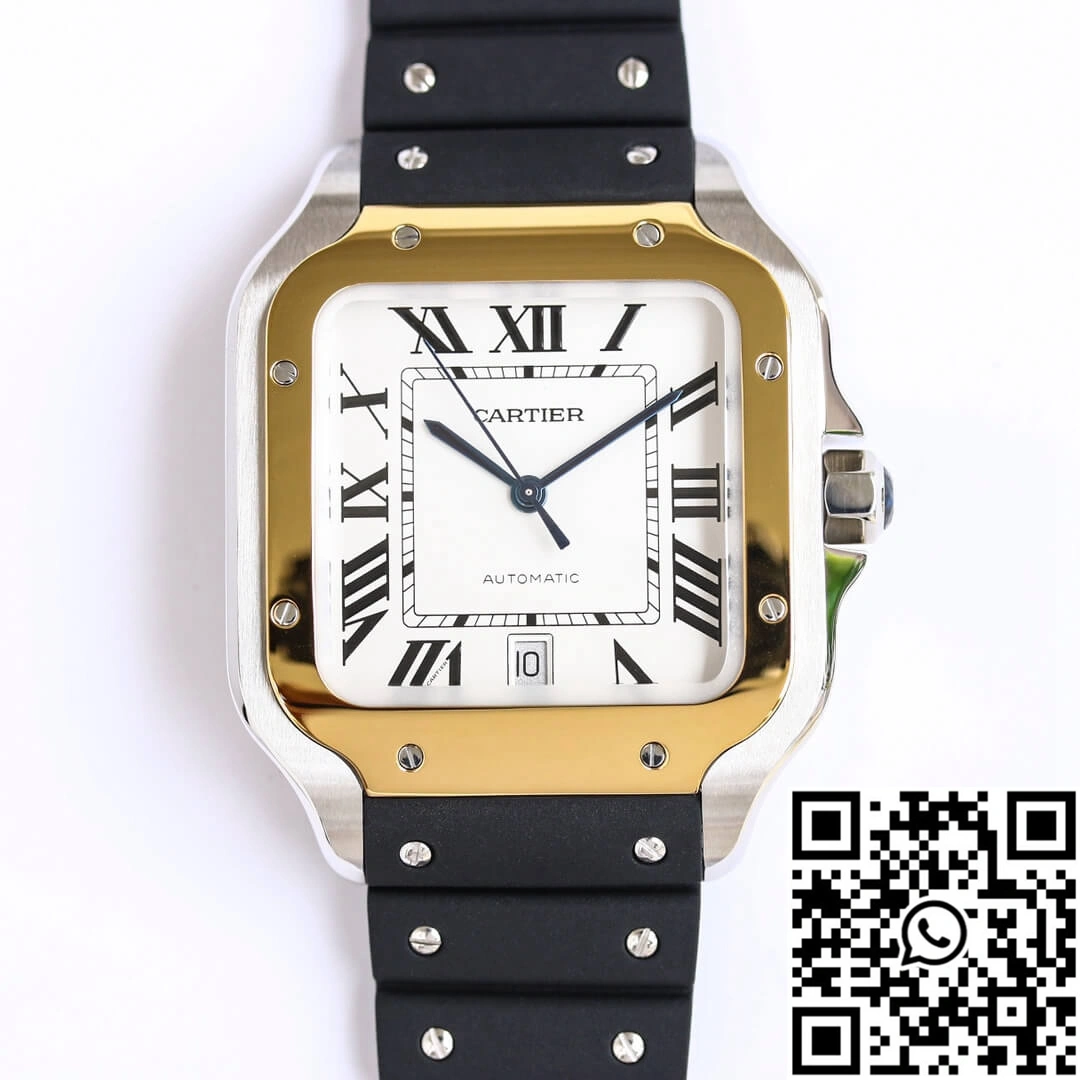 Cartier Santos W2SA0009 GF Factory V2 White Dial