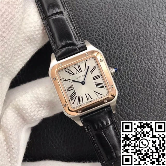 Cartier Santos W2SA0012 Ladies Silver Dial