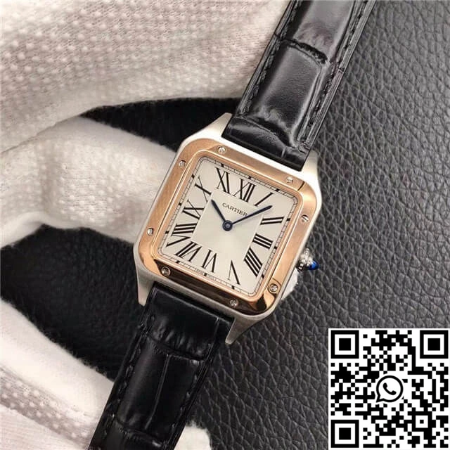 Cartier Santos W2SA0012 Ladies Silver Dial