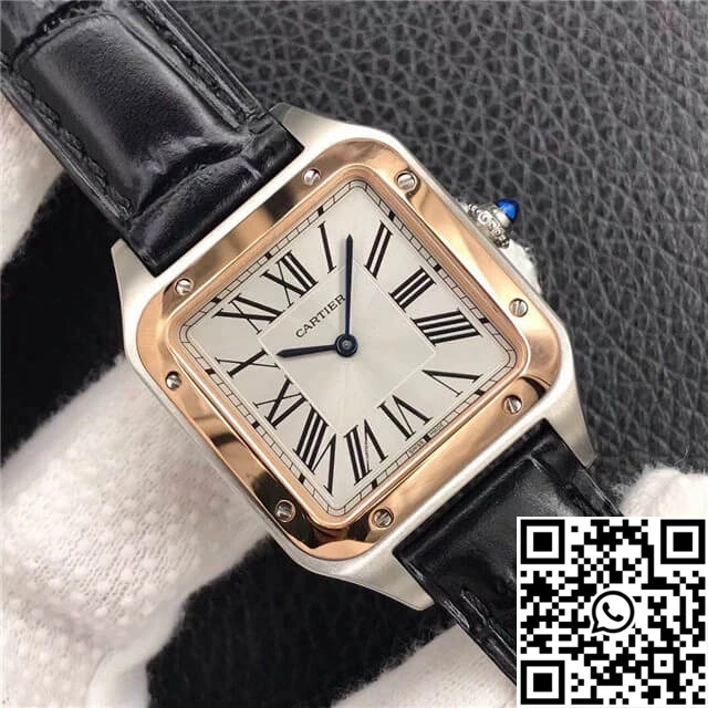 Cartier Santos W2SA0012 Ladies Silver Dial