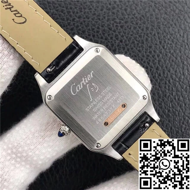 Cartier Santos W2SA0012 Ladies Silver Dial