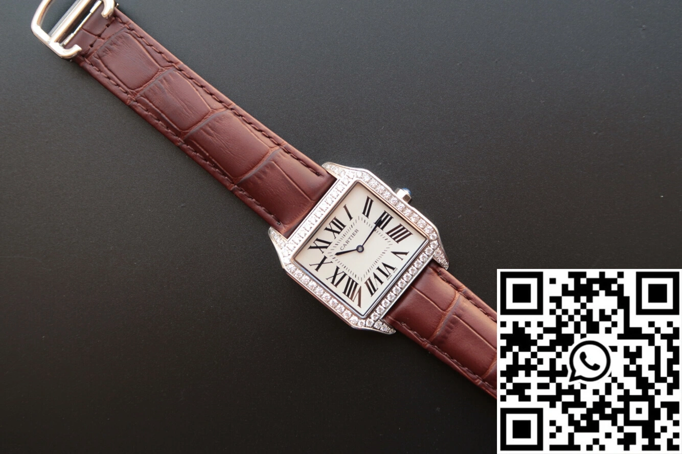 Cartier Santos WH100651 V6 Factory White Dial